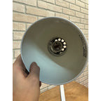 Vintage Drafting Desk Lamp White Articulating Swing Arm w/ Weighted Base Pixar