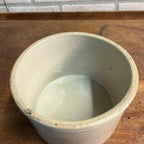 White Red Wing 7" Dia Butter Crock Stoneware Bottom Signed