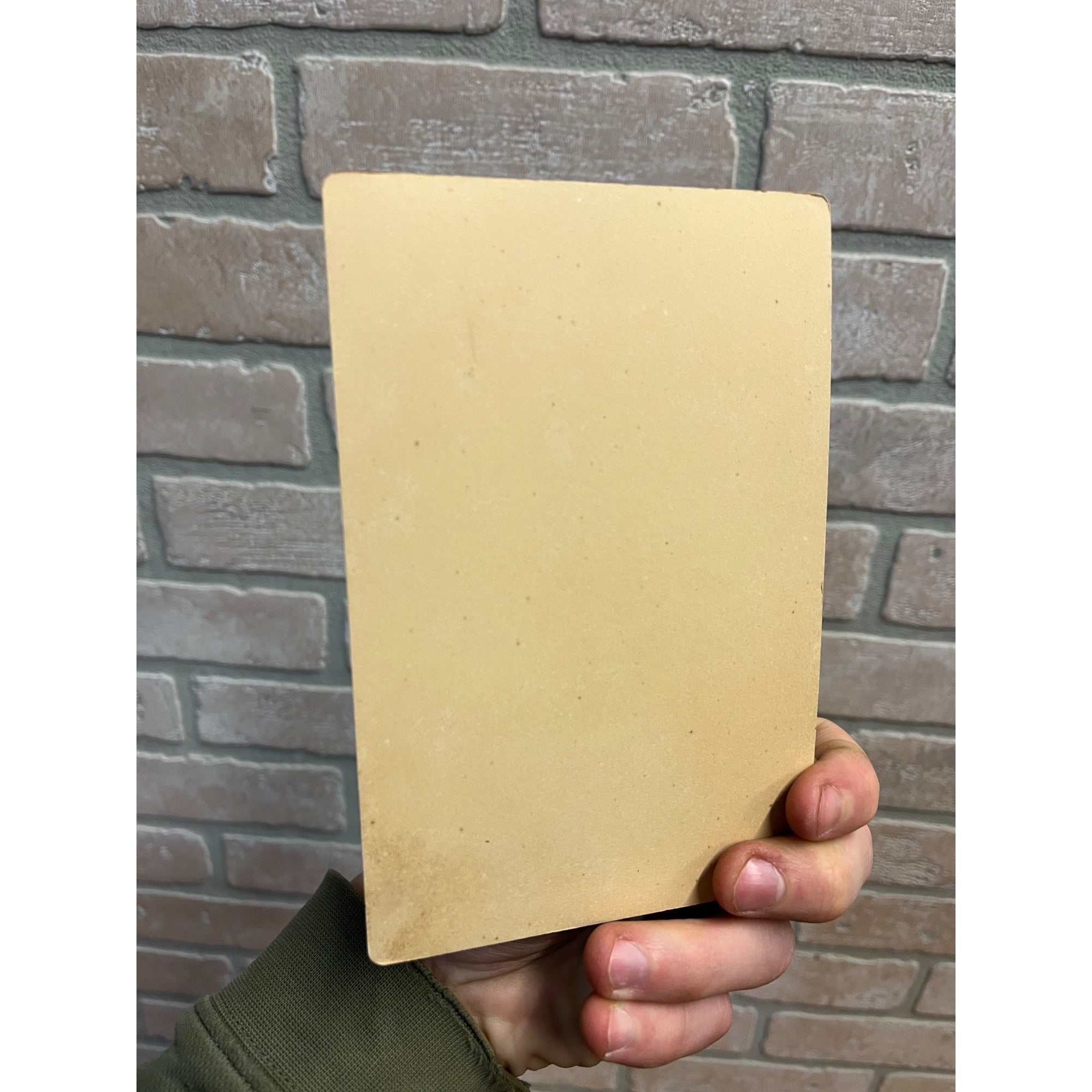 Antique 1890s Cabinet Photo Card Man w/ Peeling Paper Page Effect Fond du Lac WI