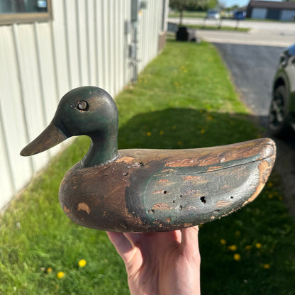 Vintage Folky Wooden Duck Decoy Balsa NICE