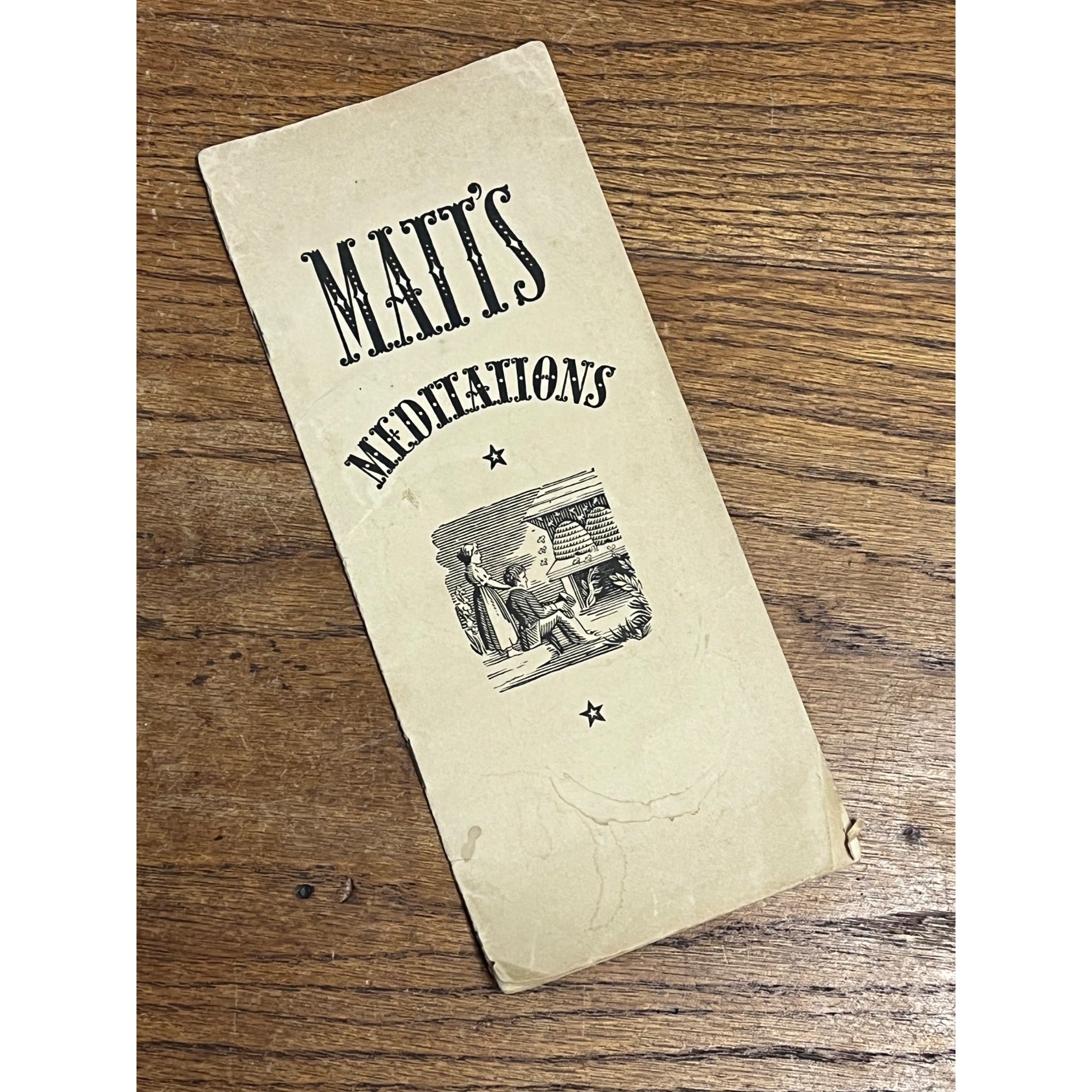 Vintage 1932 Thompkins Corner Bugle Press "Meditations" Booklet Quotes New York