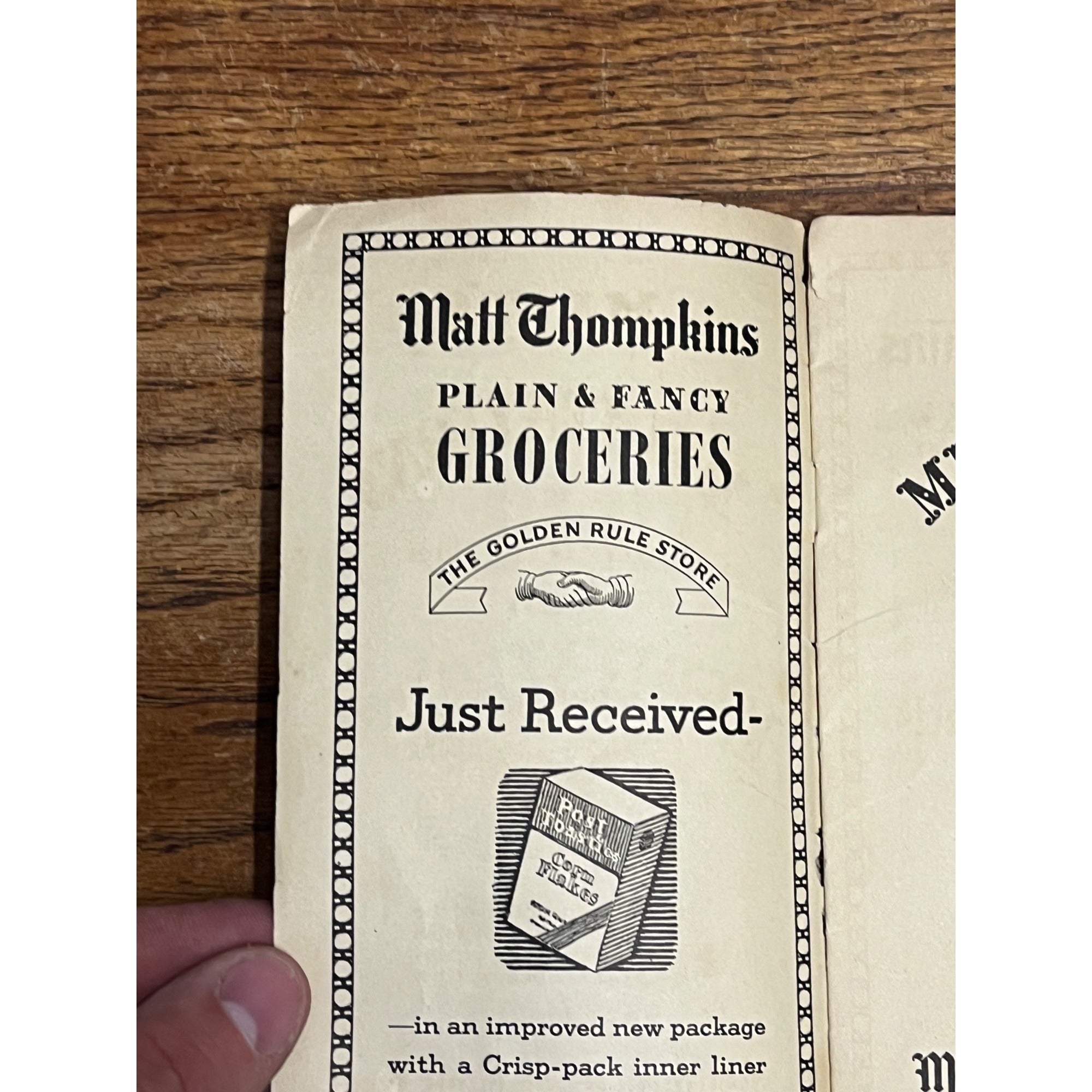 Vintage 1932 Thompkins Corner Bugle Press "Meditations" Booklet Quotes New York