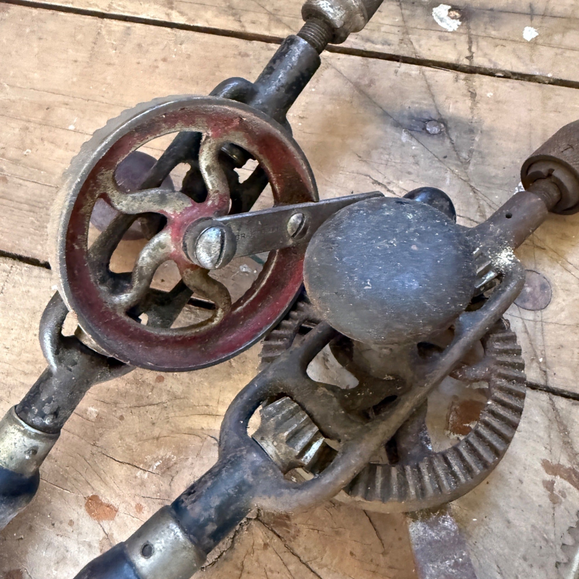 Vintage Woodworking Eggbeater Hand Crank Drill Lot Craftsman Etc