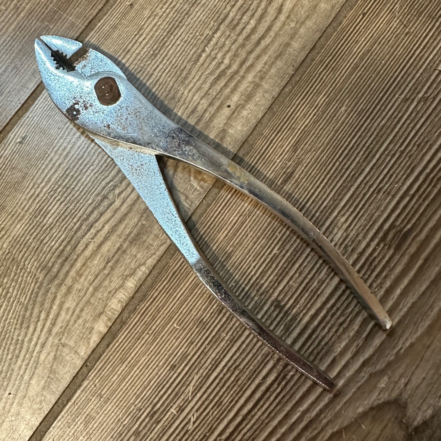 VINTAGE CRESCENT SLIP JOINT PLIERS 8" LONG MODEL G-28 MADE IN U.S.A
