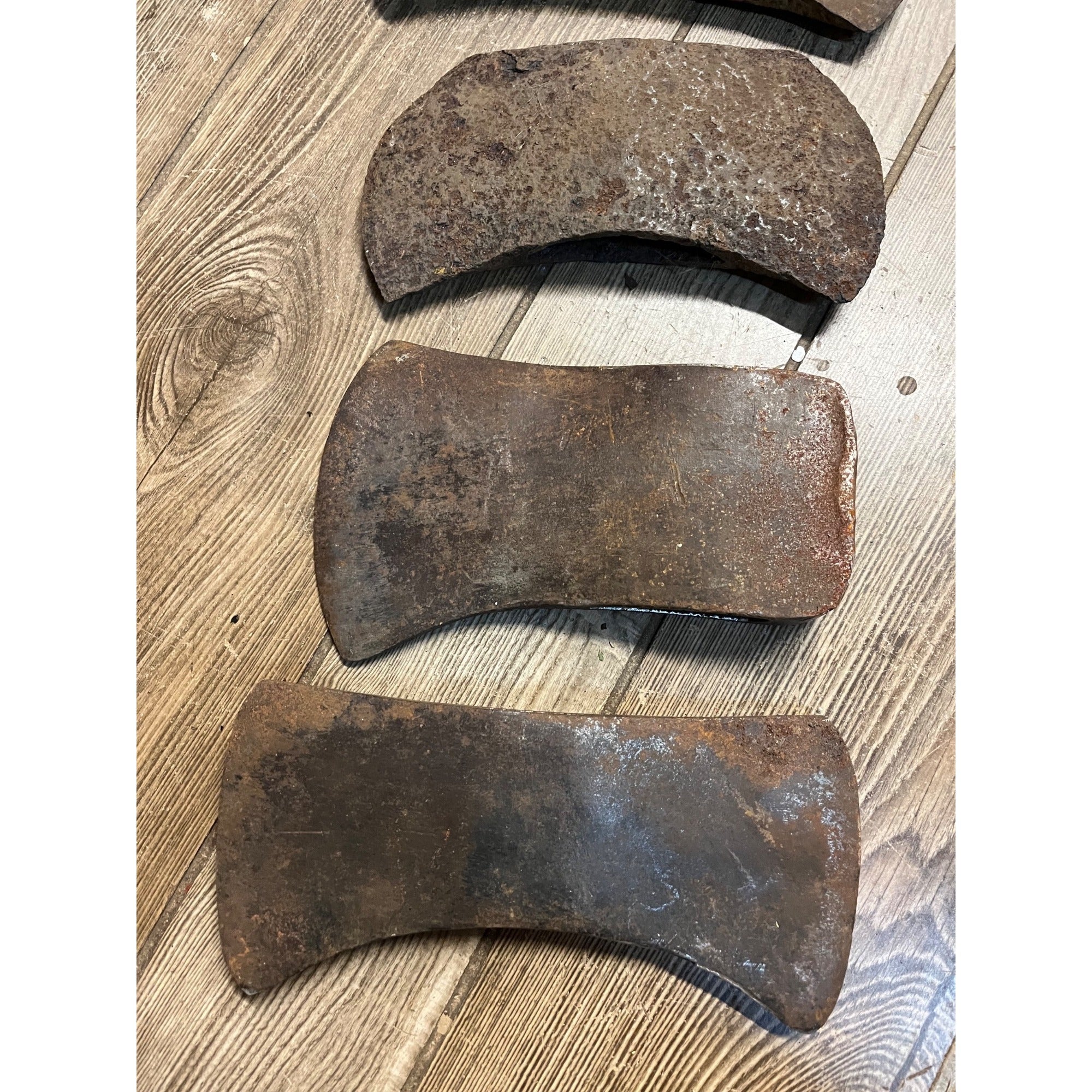 Huge Lot Vintage Axe Heads Double Bit Rusty Restoration Ready Tool Lot
