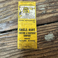 Vintage Advertising Matchbook - Nagle Hart Tractor Company Milwuakee Madison Wis