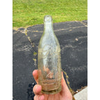 Antique Soda Clear Ritters Cedarburg , Wis Bottled Beverage Embossed 8"