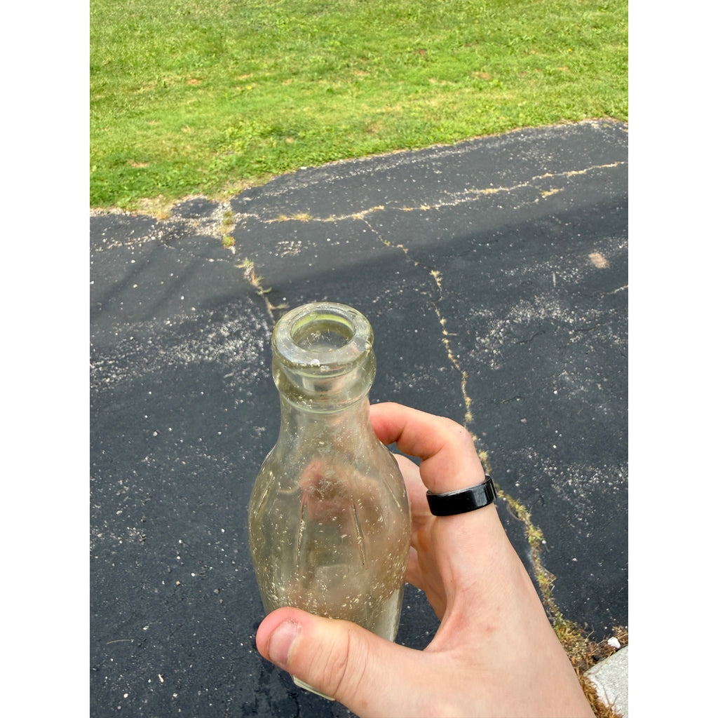 Antique Soda Clear Ritters Cedarburg , Wis Bottled Beverage Embossed 8"