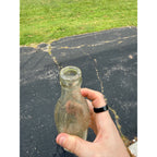 Antique Soda Clear Ritters Cedarburg , Wis Bottled Beverage Embossed 8"