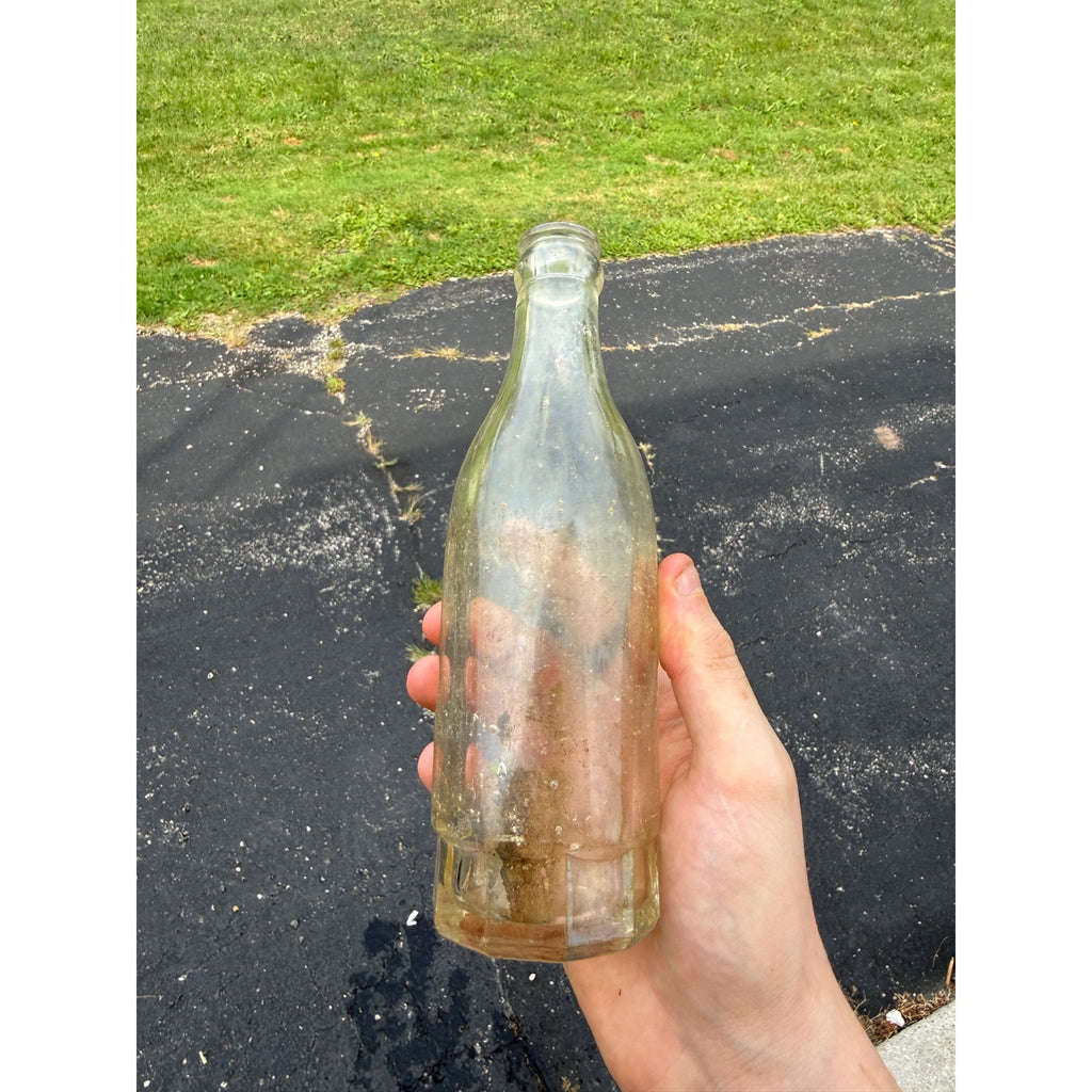 Antique Soda Clear Ritters Cedarburg , Wis Bottled Beverage Embossed 8"