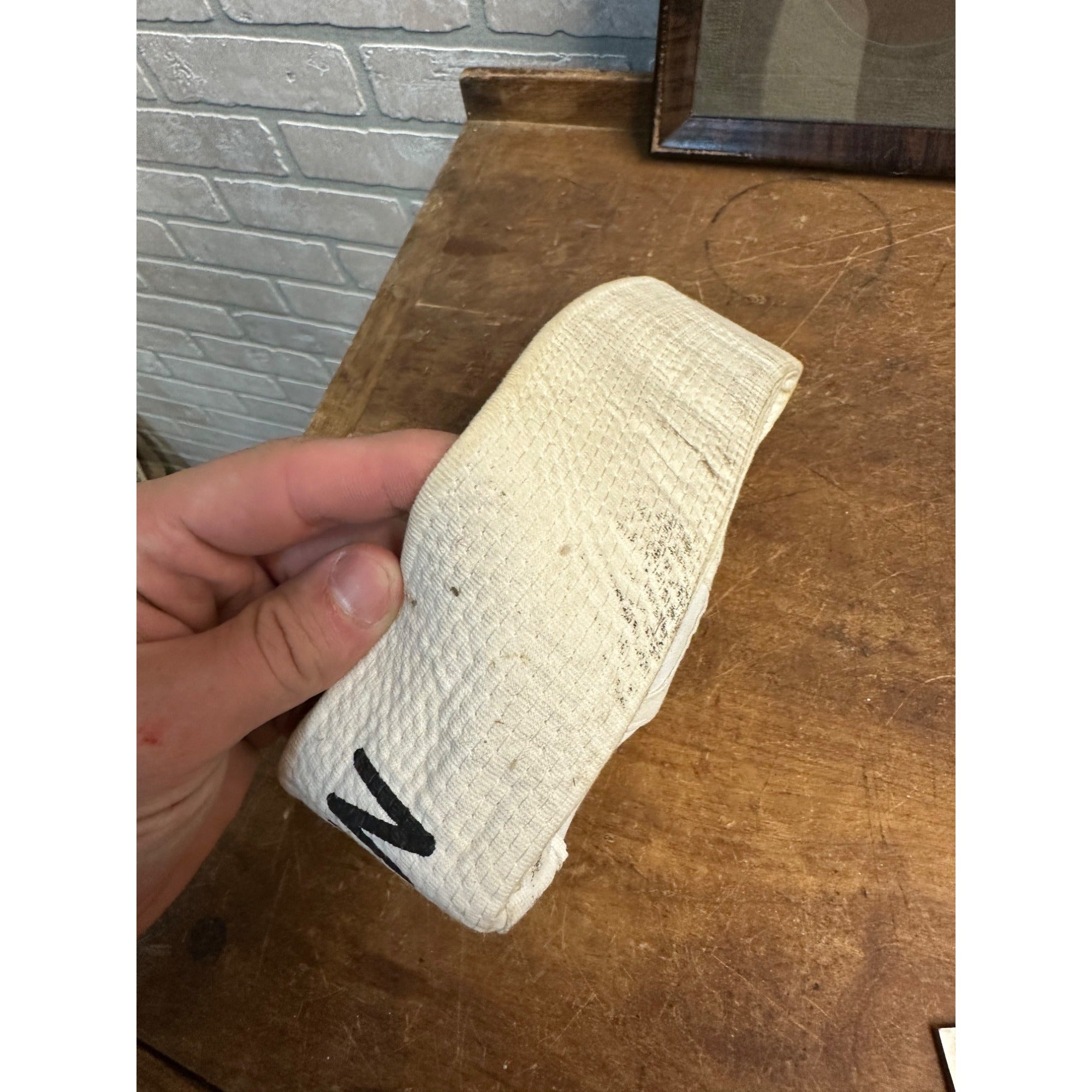 Original WWI US Navy Salior in Uniform Framed Photos, RPPC + Wisconsin Cap Hat