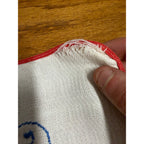 Vintage Hand-Embroidered Comb & Brush Pocket Holder His & Hers Organizer