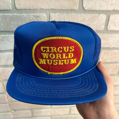 RINGLING BROS BARNUM BAILEY CIRCUS WORLD MUSEUM VINTAGE SNAPBACK HAT CAP BARABOO