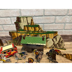 VINTAGE KEYSTONE SHOOTING FRONTIER SET COWBOYS & INDIANS 99% COMPLETE