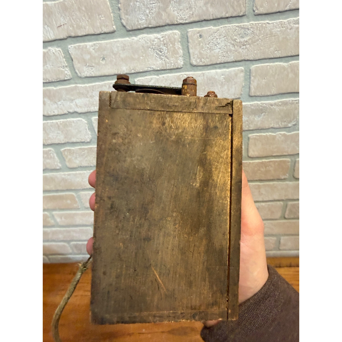 Vintage Antique Wooden Ford Model T Ignition Buzz Coil Garage Decor Collectible