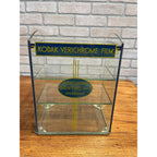 Vintage Kodak Verichrome Film Glass Store Display Advertising Shelf