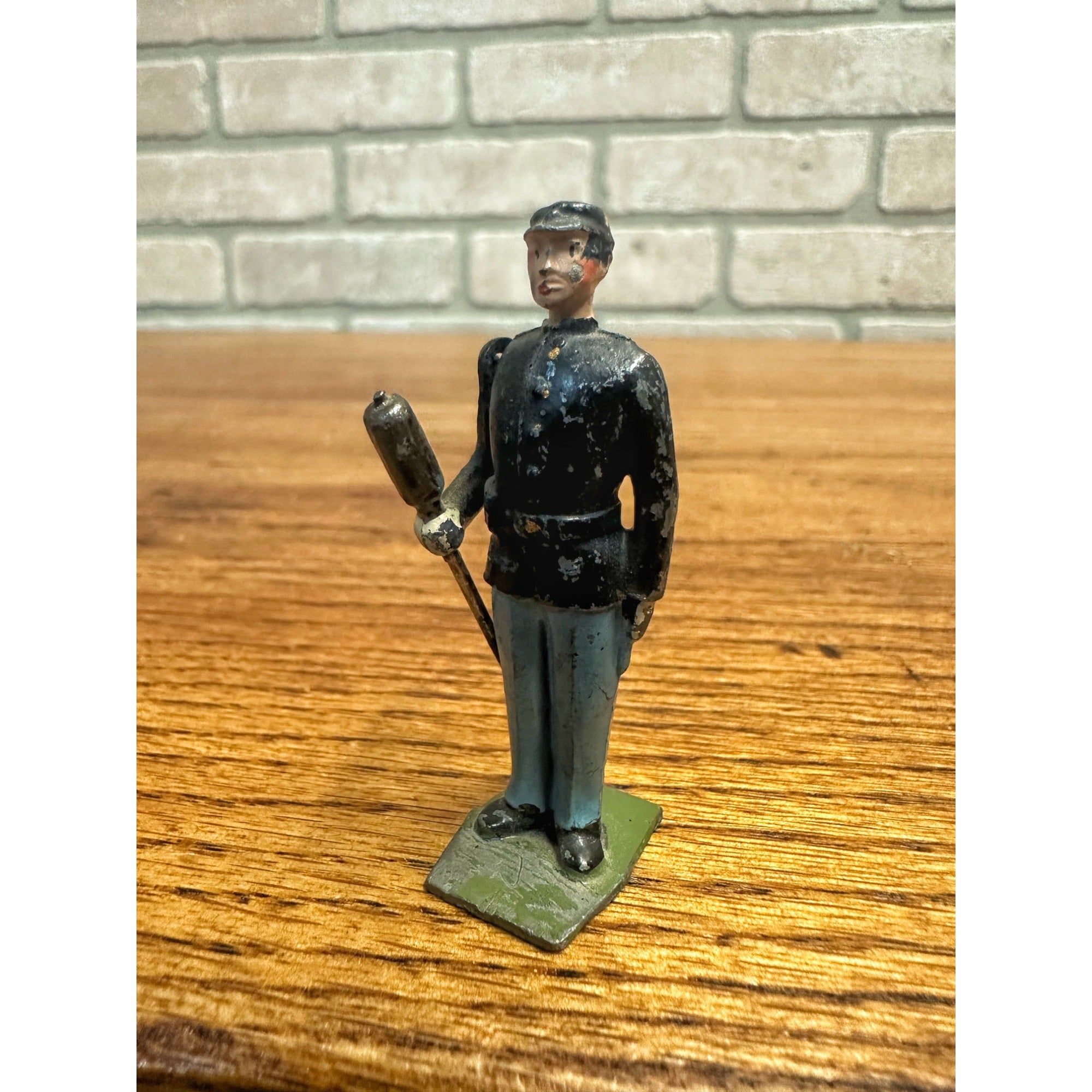 Vintage British Union Army Artillery Soldier for Cannon w/ Tamper 2-1/8"