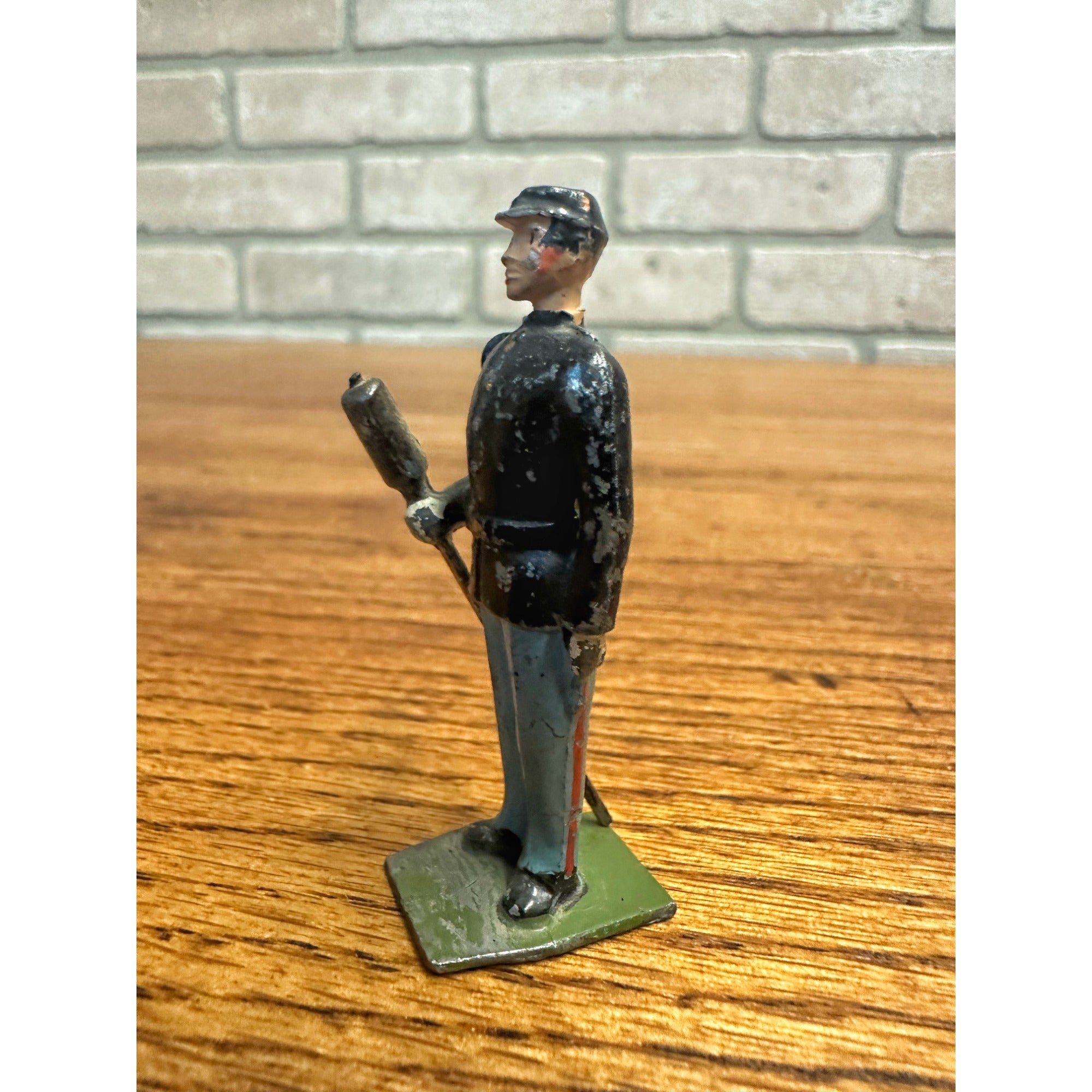 Vintage British Union Army Artillery Soldier for Cannon w/ Tamper 2-1/8"