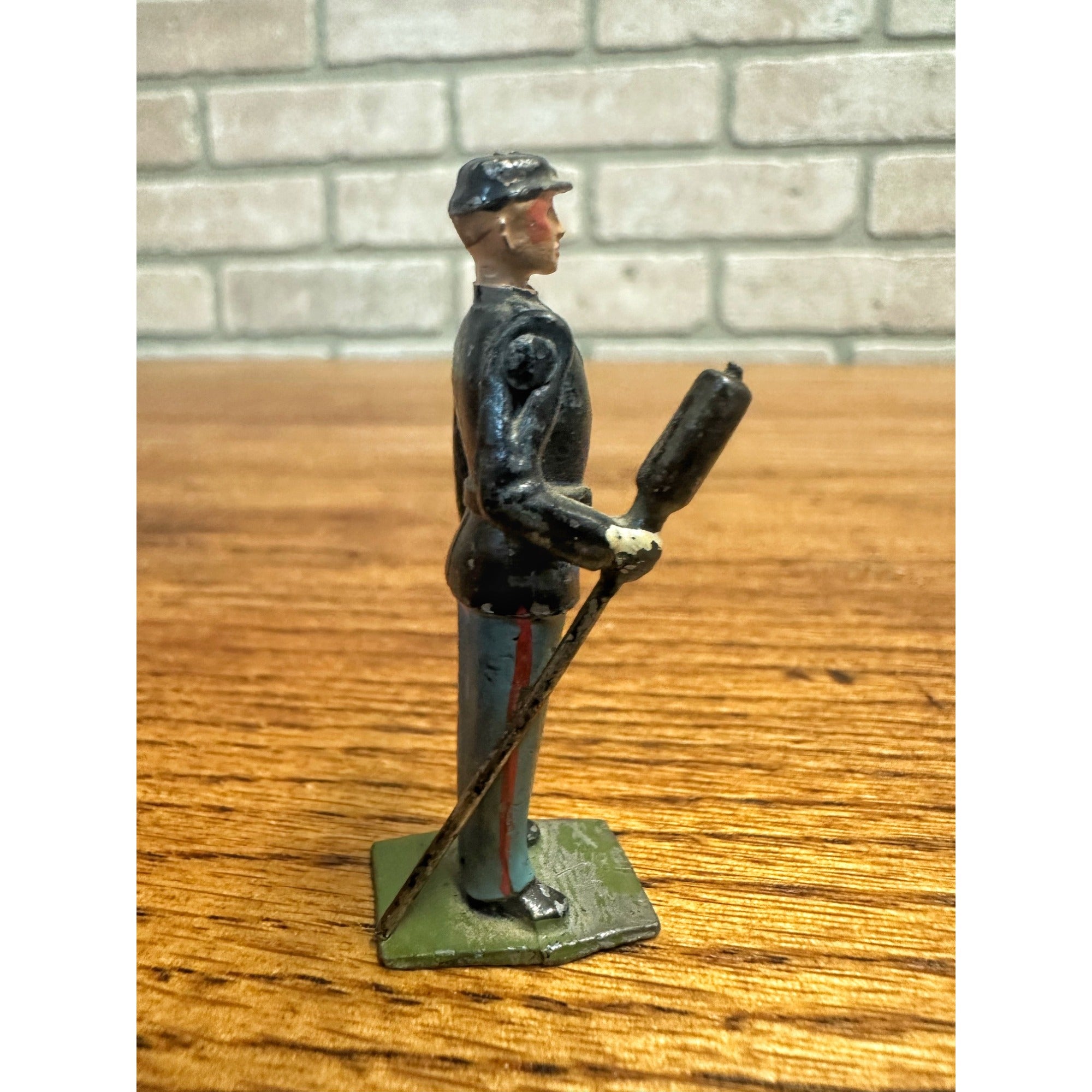 Vintage British Union Army Artillery Soldier for Cannon w/ Tamper 2-1/8"