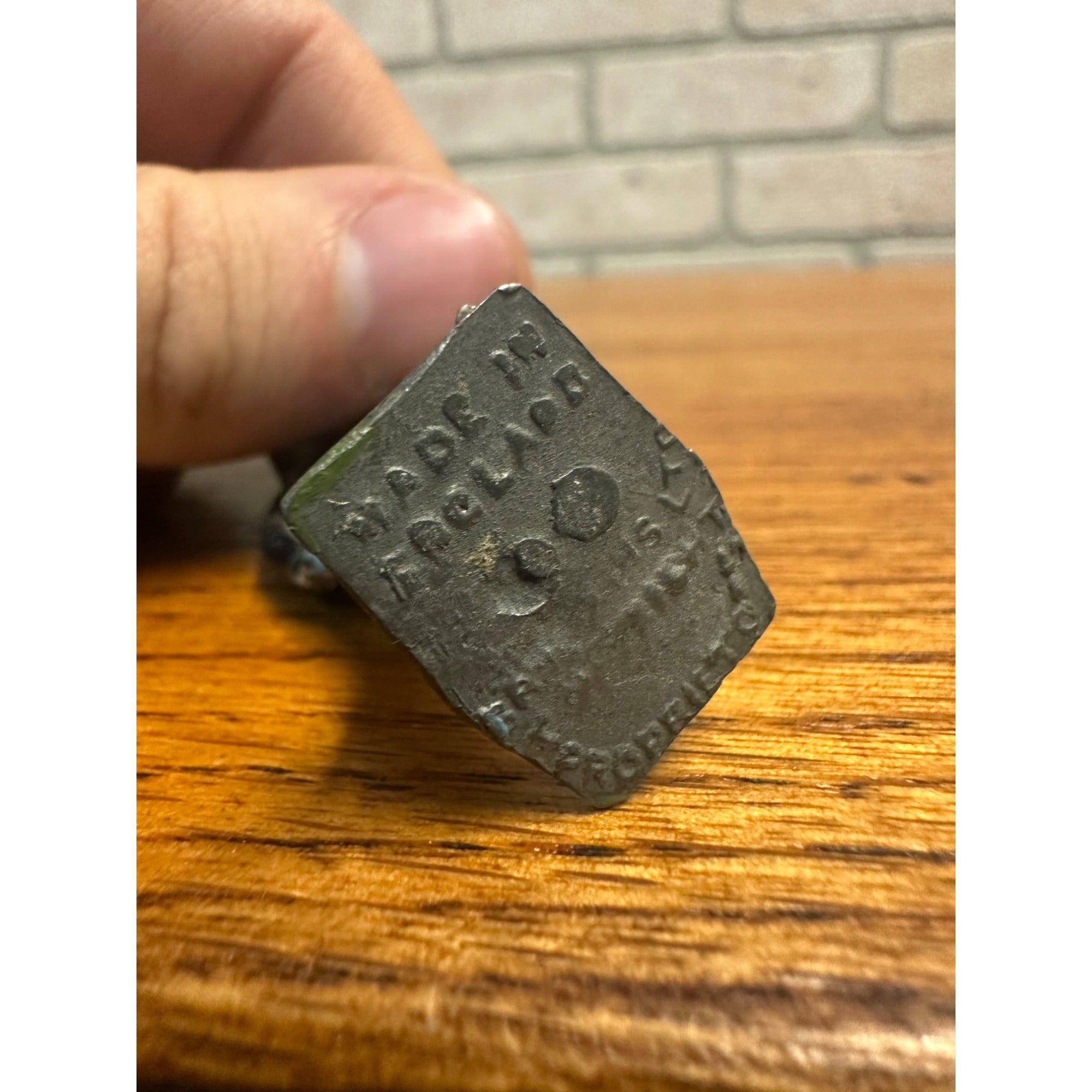 Vintage British Union Army Artillery Soldier for Cannon w/ Tamper 2-1/8"