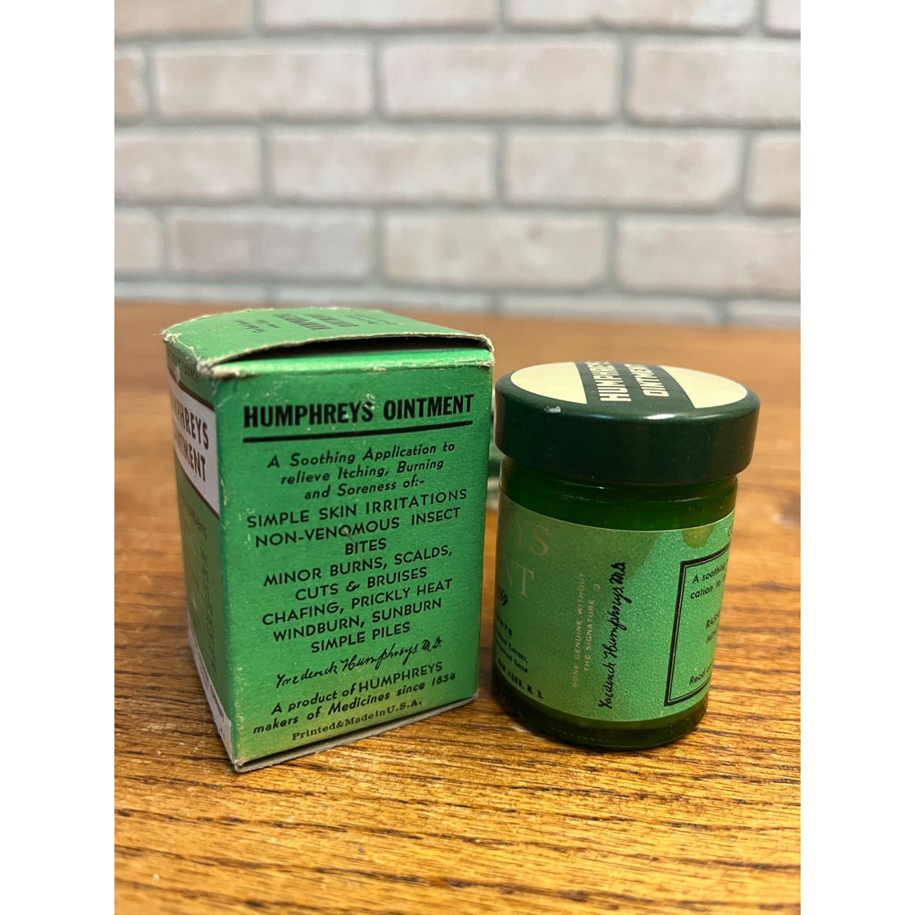 Vintage Humphreys Ointment New Never Opened Original Box