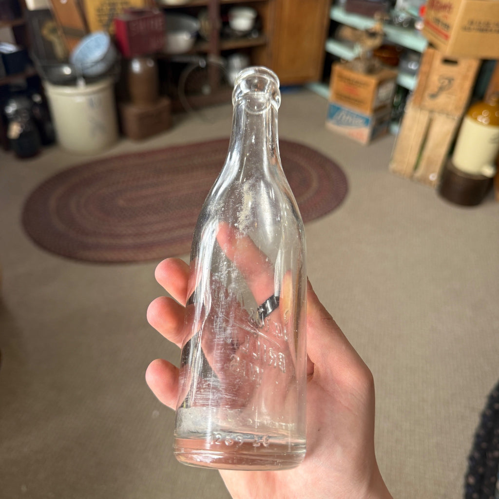 Bartz Brothers Brillion Wis Embossed 7-1/2 Soda Bottle Brillion Wisconsin