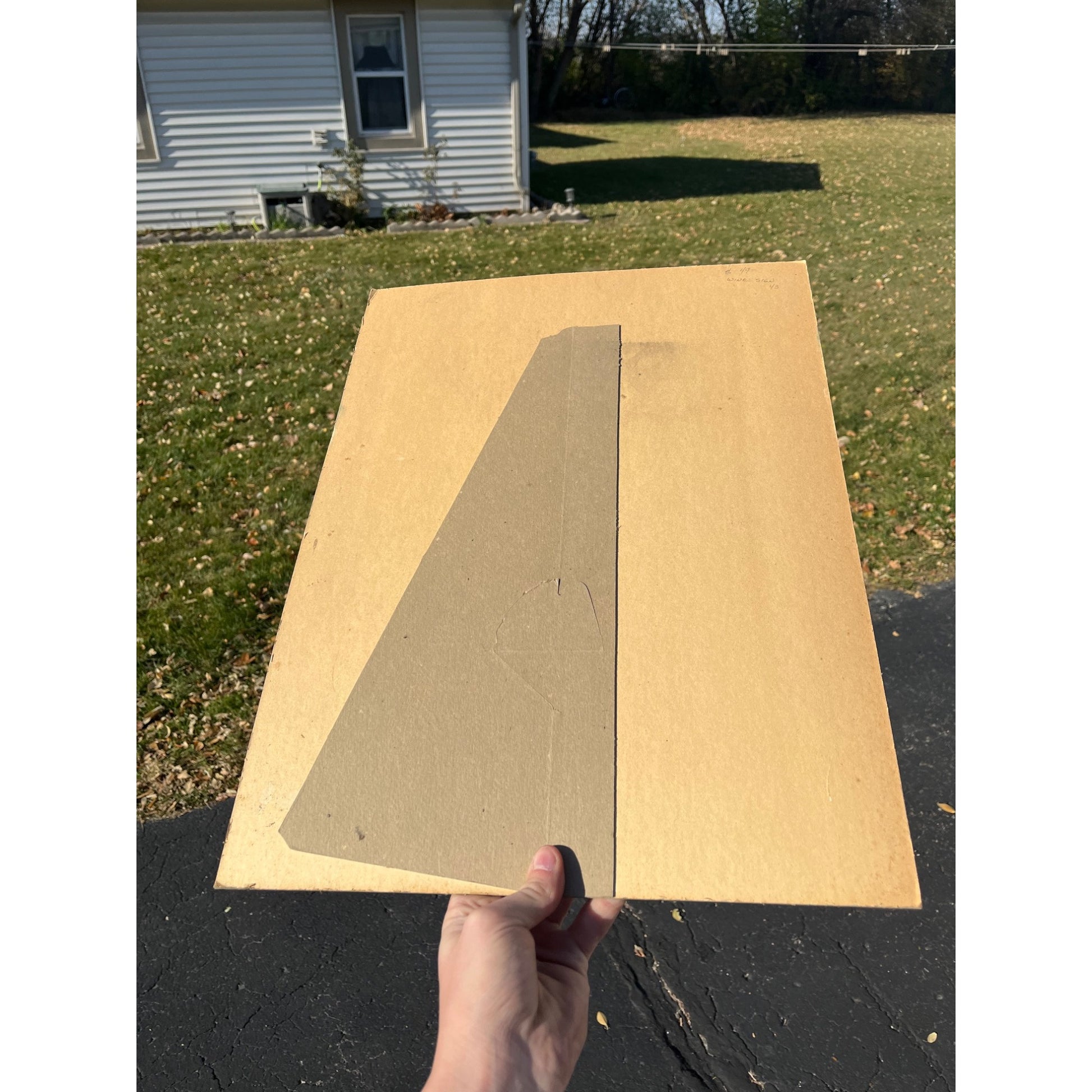 Vintage E and K Ohio Wine Cardboard Advertising Easelback Sign Store Display