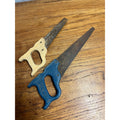 Vintage Lot (2) Handy Andy Child's Toy Carpenter Saw Tools Blue Plastic Handle