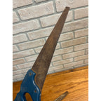 Vintage Lot (2) Handy Andy Child's Toy Carpenter Saw Tools Blue Plastic Handle