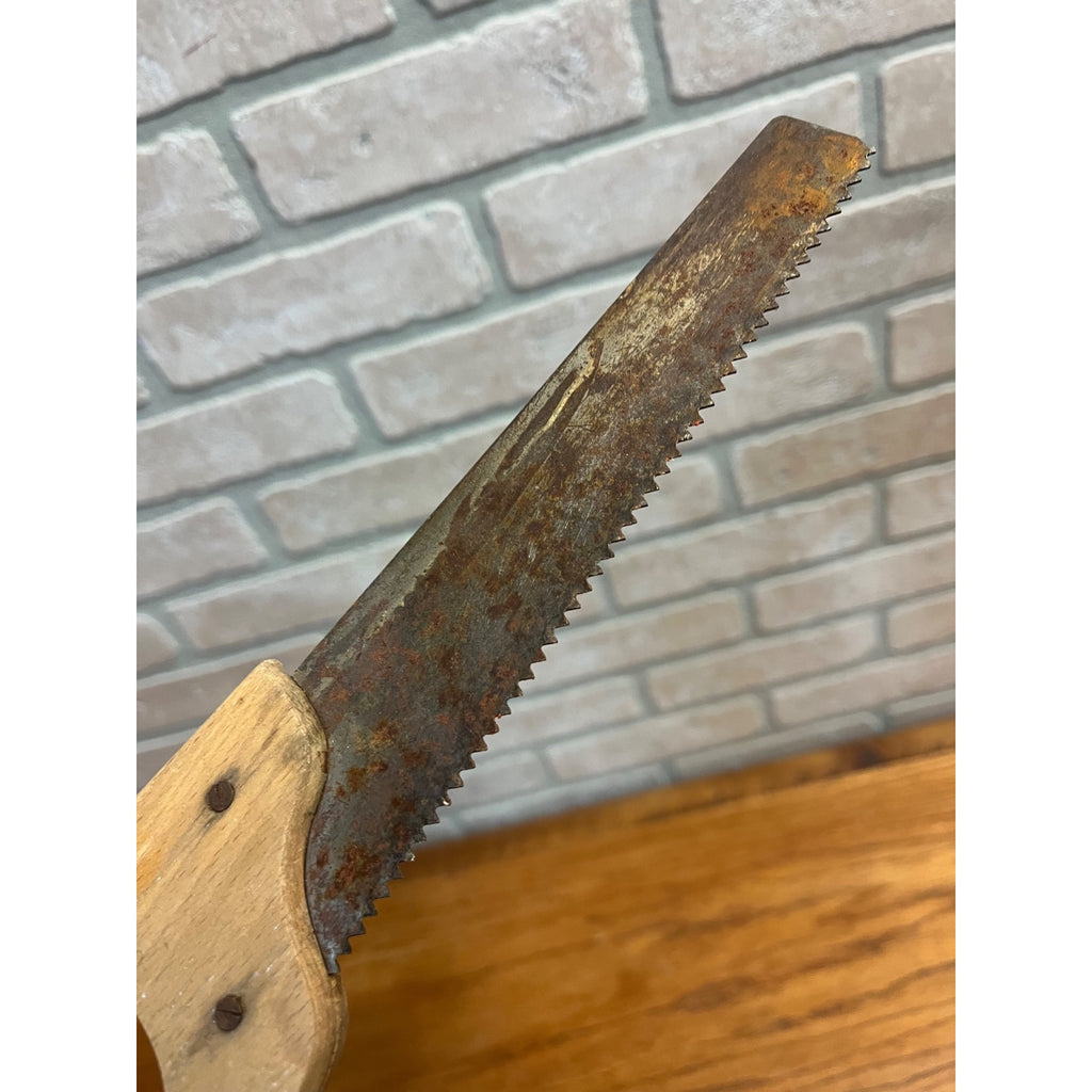 Vintage Lot (2) Handy Andy Child's Toy Carpenter Saw Tools Blue Plastic Handle