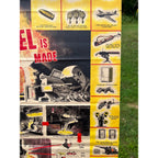 Original WW2 1940s How Steel is Made US Homefront Propaganda Poster WWII Vintage
