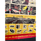 Original WW2 1940s How Steel is Made US Homefront Propaganda Poster WWII Vintage