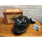 Vintage Sturgis Harley-Davidson Black Full Face Helmet 97212-02V MEDIUM - USED
