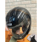 Vintage Sturgis Harley-Davidson Black Full Face Helmet 97212-02V MEDIUM - USED