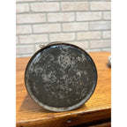 Antique Primitive 1900s Small Tin Berry Bucket Pail w/ Handle Farmhouse Country