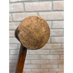 Antique Boat Ship Building Caulking Barrel Mallet Wood & Iron