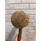 Antique Boat Ship Building Caulking Barrel Mallet Wood & Iron