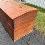 Antique Primitive 19th c. Large Feed / Grain Bin Chest Country Store Farmhouse