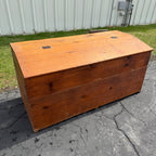 Antique Primitive 19th c. Large Feed / Grain Bin Chest Country Store Farmhouse
