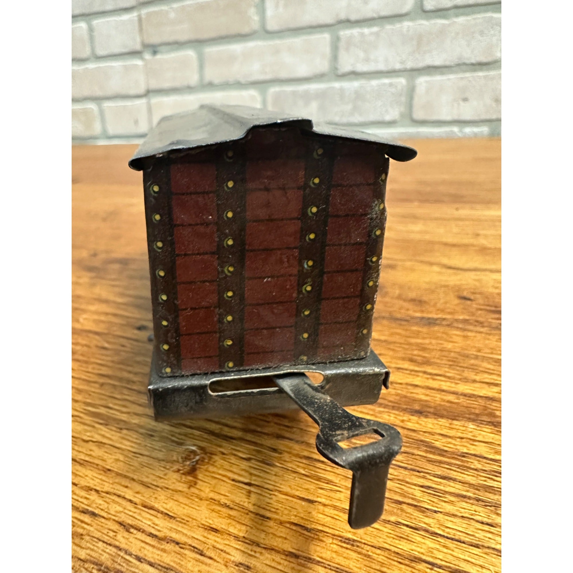 Vintage Bing GBN Bavaria Tin Litho O Scale Train Cattle Car Wagon BW