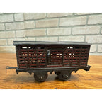 Vintage Bing GBN Bavaria Tin Litho O Scale Train Cattle Car Wagon BW