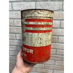1940s Cities Service Can Premium Koolmotor 5 Quart Oil Red White