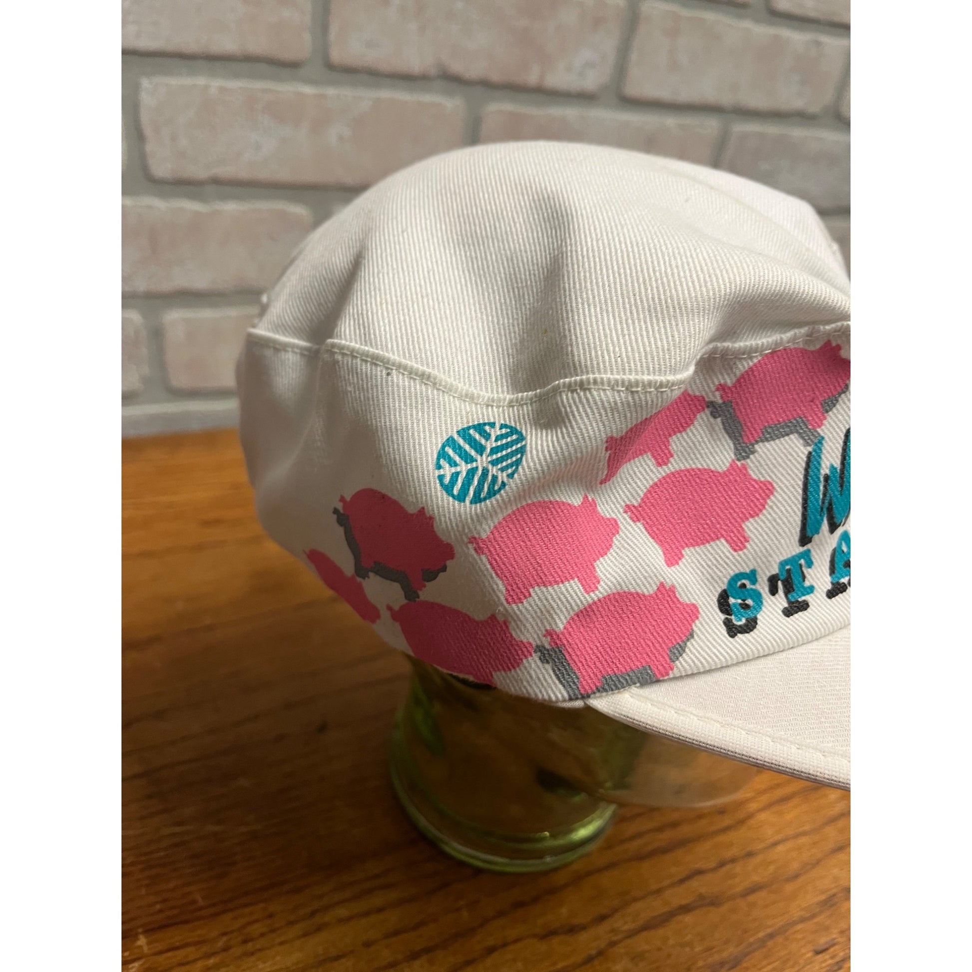 Vintage Wisconsin State Fair 1970s Hat Snapback Retro Trucker Pigs