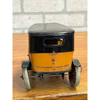Vintage Ferdinand Strauss Tin Litho Yell-O-Taxi Wind Up Taxicab Toy Yellow
