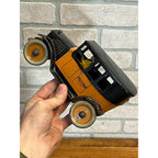 Vintage Ferdinand Strauss Tin Litho Yell-O-Taxi Wind Up Taxicab Toy Yellow