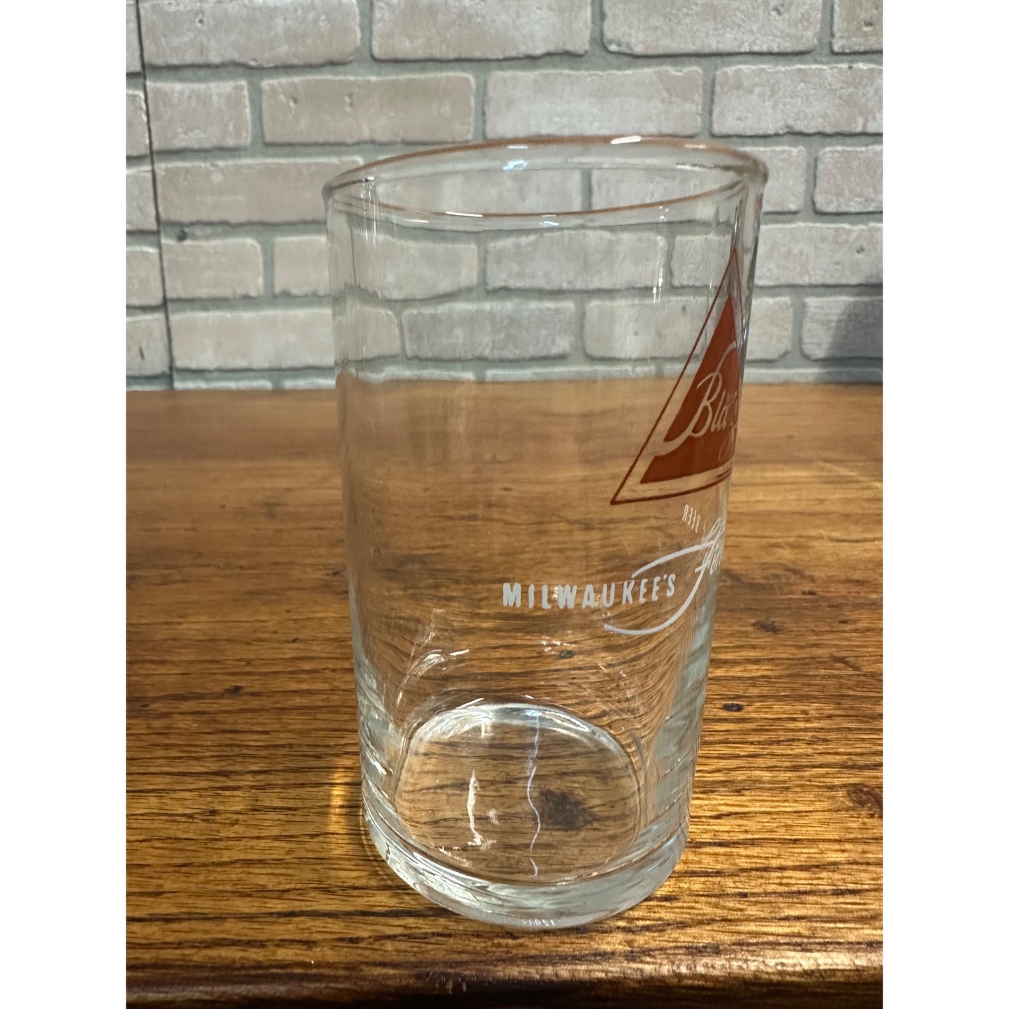 Vintage 1950s Blatz Milwaukee's Finest Beer Wisconsin Tavern Bar Pub Glass 4"