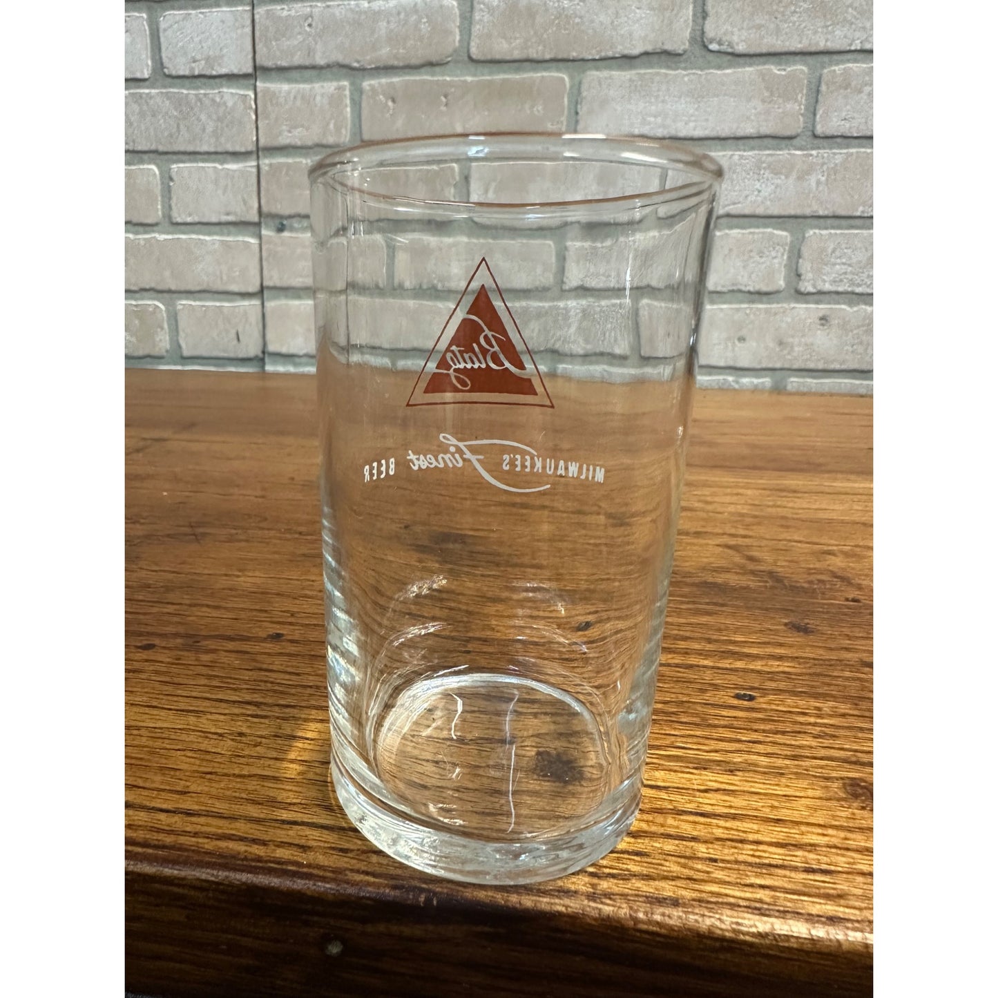 Vintage 1950s Blatz Milwaukee's Finest Beer Wisconsin Tavern Bar Pub Glass 4"