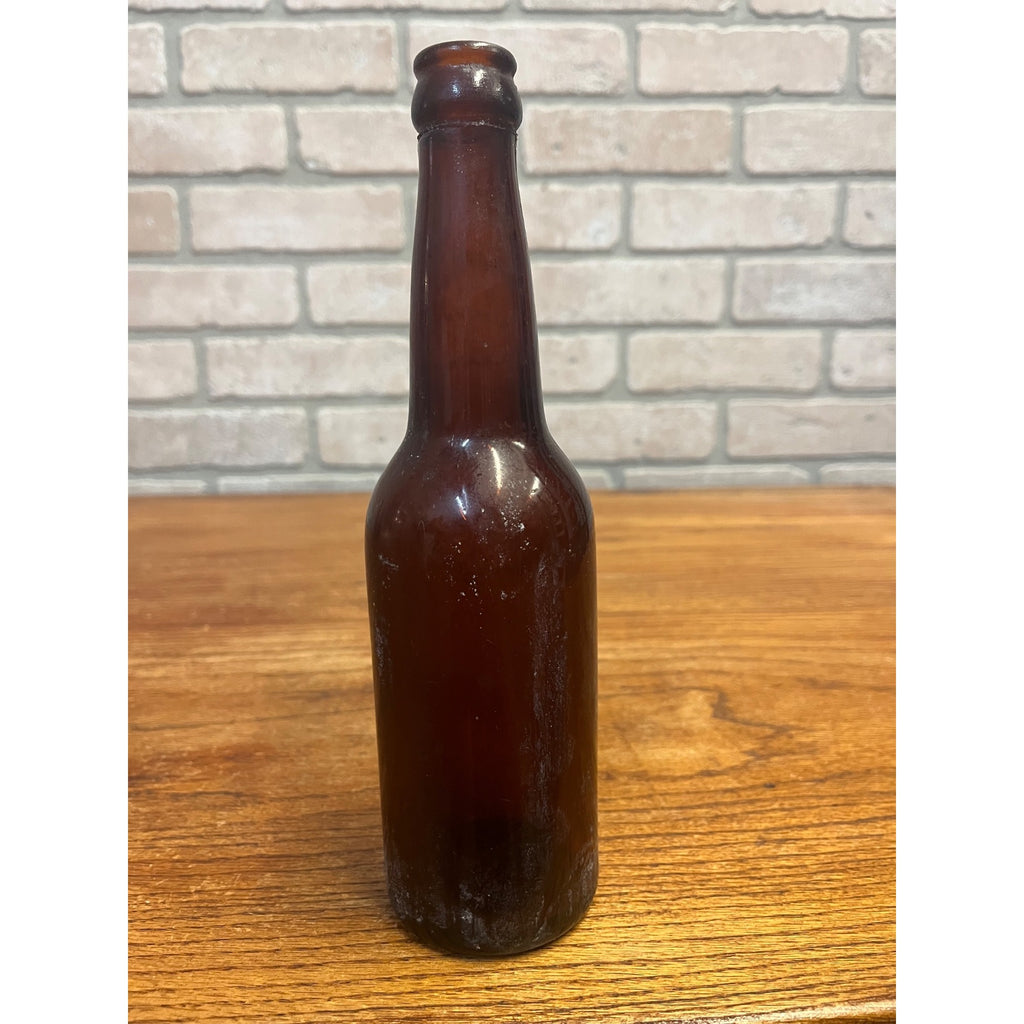 Vintage Upper Peninsula Brewing Co Marquette MI Beer Bottle Amber Embossed