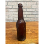 Vintage Upper Peninsula Brewing Co Marquette MI Beer Bottle Amber Embossed