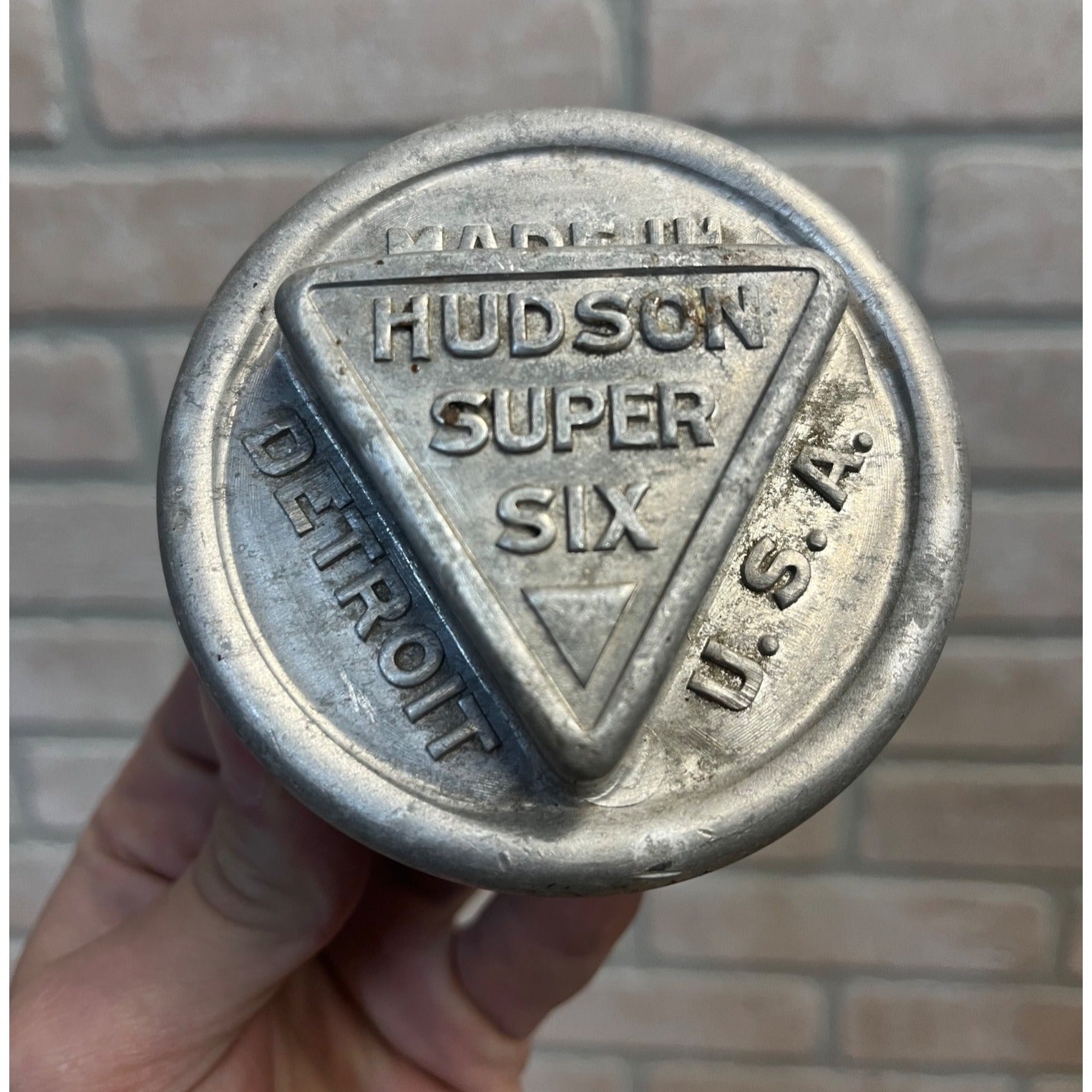 Original 1920s Hudson Super Six Detroit Car Automobile Thread-On Cap Grease Dust Cover